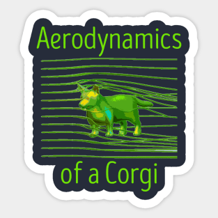 The Aerodynamics of a Corgi Sticker